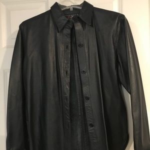 Leather Blouse